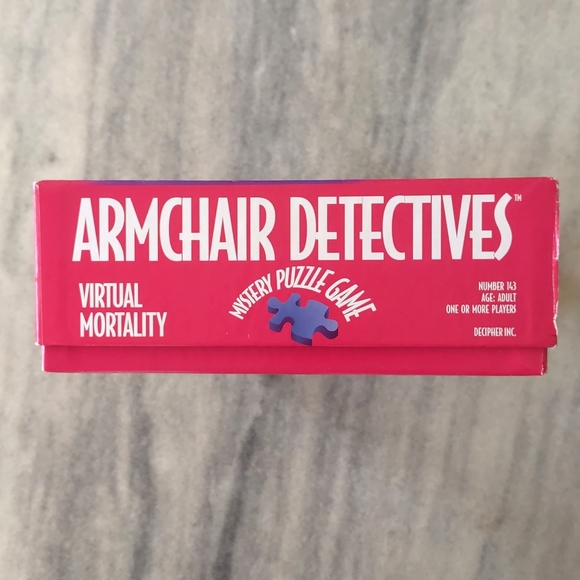 Mystery Puzzle Game, Armchair Detectives, Virtual Mortality, Number 143. - Picture 4 of 5